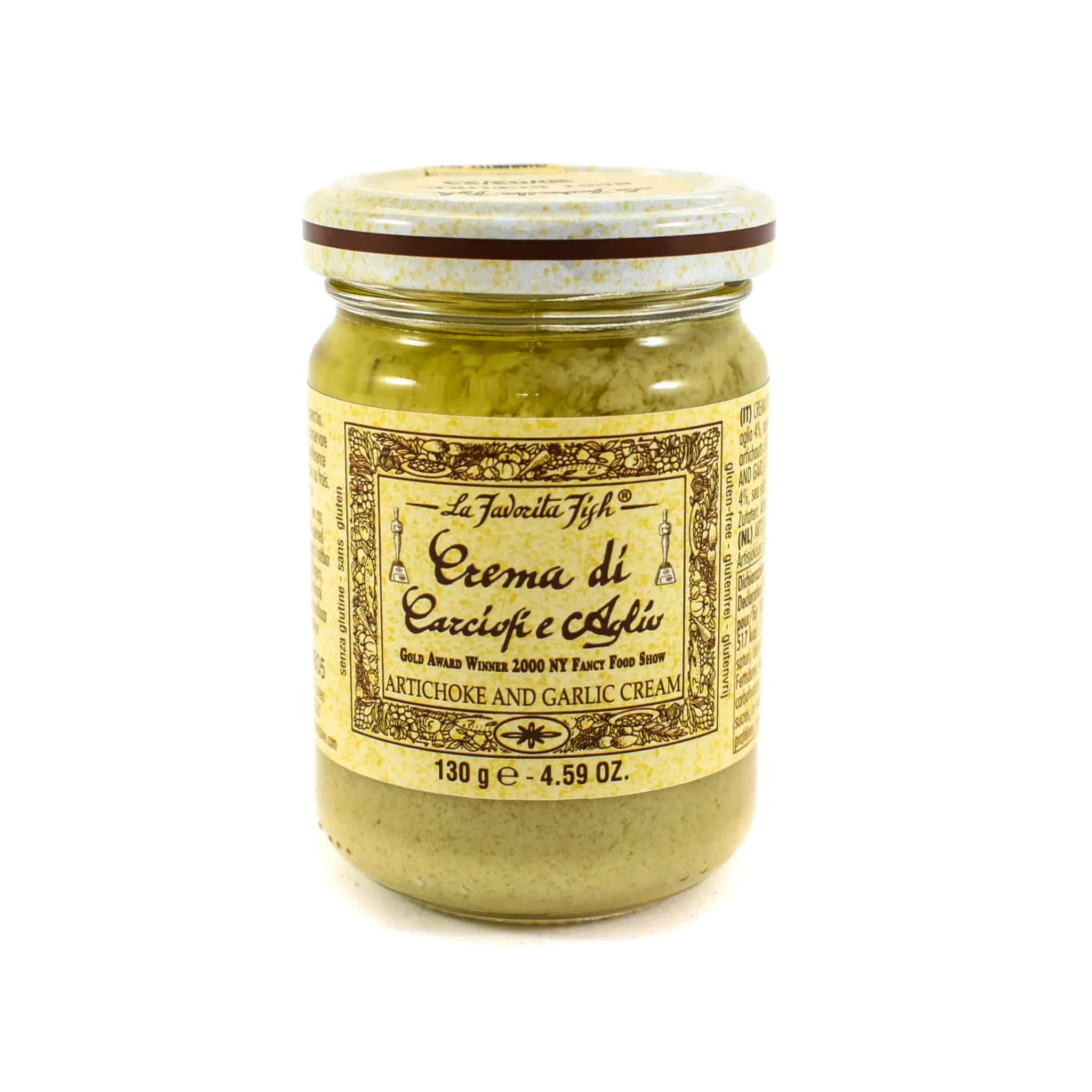 New Artichoke And Garlic Cream, 130g Italian Ingredients|Sauces & Condiments