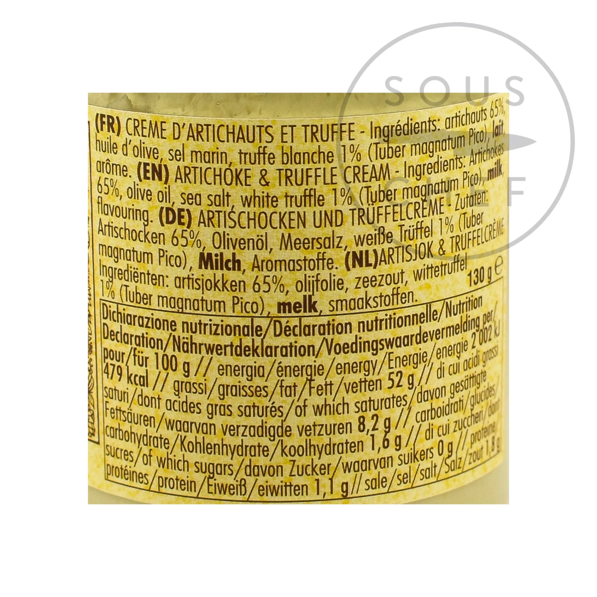 Best Artichoke And Truffle Cream, 130g Ingredients Brands|Italian Ingredients