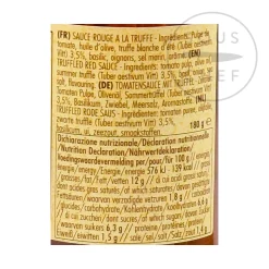 New Truffled Red Sauce, 180g Ingredients Brands|Italian Ingredients