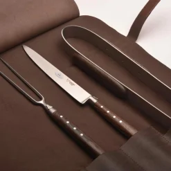 Best BBQ Set with Leather Roll Bbq & Smoking