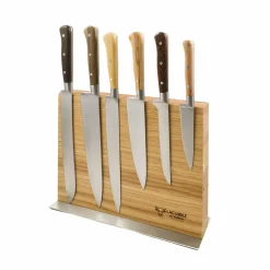 Discount Classic Knife Block of 6 Kitchen Knives, Mixed Woods French Ingredients|Kitchen Knives