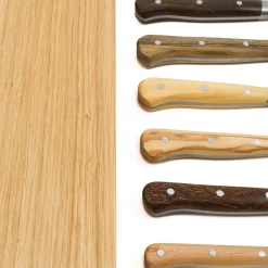 Discount Classic Knife Block of 6 Kitchen Knives, Mixed Woods French Ingredients|Kitchen Knives