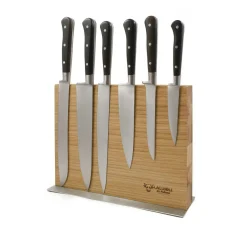 Clearance Classic Knife Block of 6 Kitchen Knives, Ebony French Ingredients|Kitchen Knives