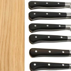 Clearance Classic Knife Block of 6 Kitchen Knives, Ebony French Ingredients|Kitchen Knives