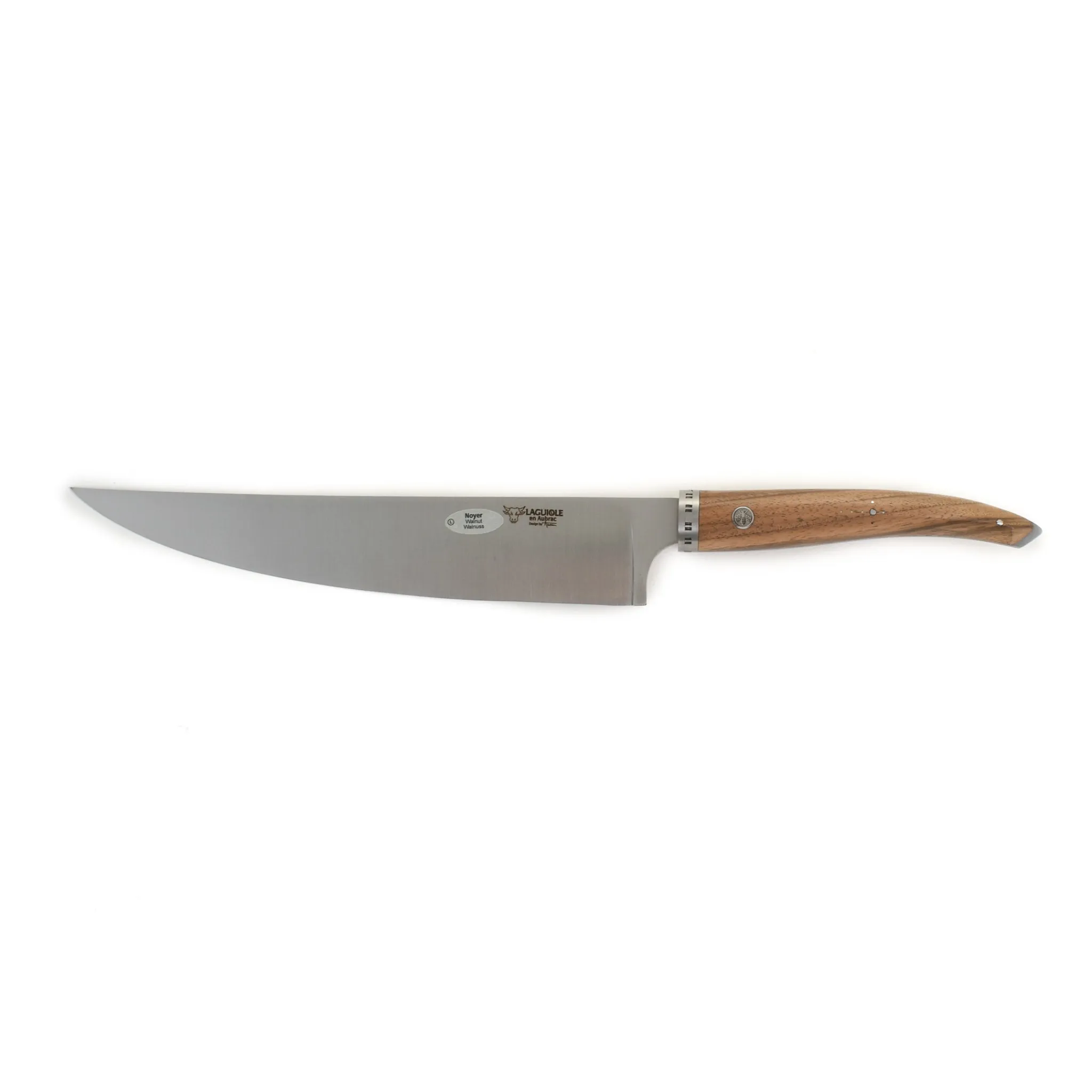 Gourmet Walnut Handle Slicing Knife, 25cm French Ingredients|Kitchen Knives