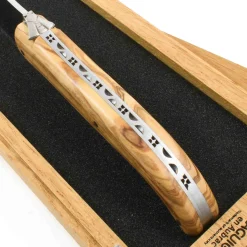 Clearance Olivewood Champagne Sabre French Ingredients|Kitchen Knives
