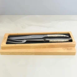 Best Oyster Shell Handle Carving Set Kitchen Knives