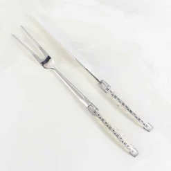 Best Oyster Shell Handle Carving Set Kitchen Knives