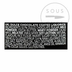New Liquorice D - Salt Caramel Chocolate Liquorice Ingredients Brands|Chocolate & Sweets