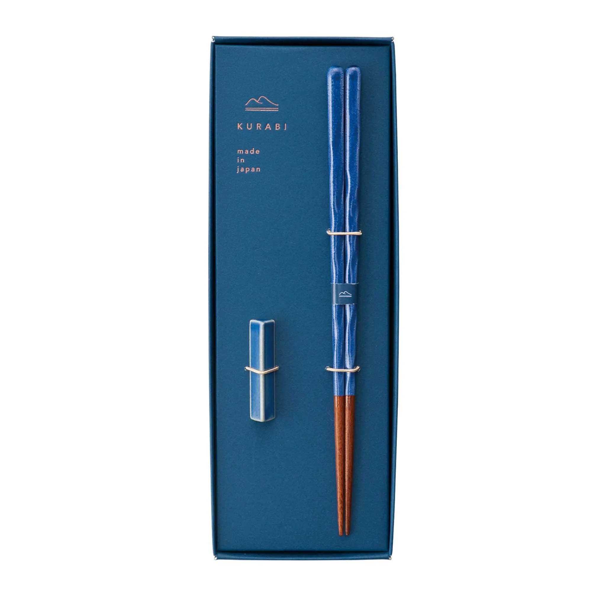Lancewood Navy Japanese Luxury Chopstick Gift Set, 23cm Japanese Ingredients|Cutlery