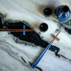 Lancewood Navy Japanese Luxury Chopstick Gift Set, 23cm Japanese Ingredients|Cutlery