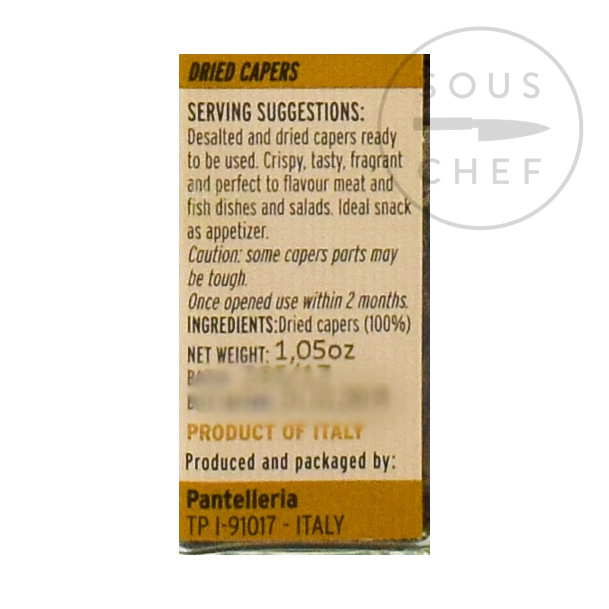 New Crunchy Capers, 30g Ingredients Brands|Italian Ingredients