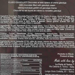 Hot Fluido Cream Filled Gianduja, 200g Ingredients Brands|Italian Ingredients