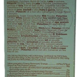 Best Pistachio Chocolate Bar, 60g Ingredients Brands|Italian Ingredients