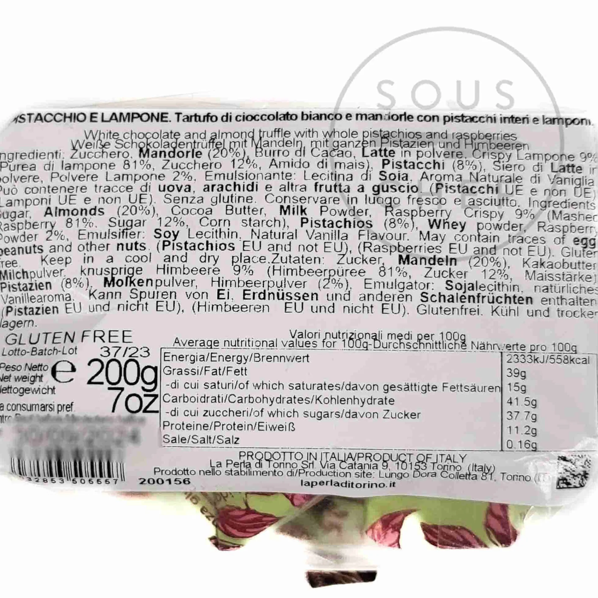 Sale Pistachio & Raspberry Truffles, 200g Ingredients Brands|Chocolate & Sweets