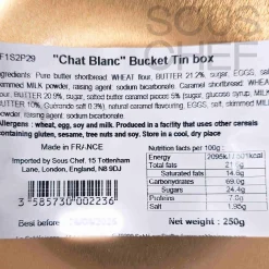 Discount French Sable Biscuits in Round Cat Tin, 250g Ingredients Brands|French Ingredients