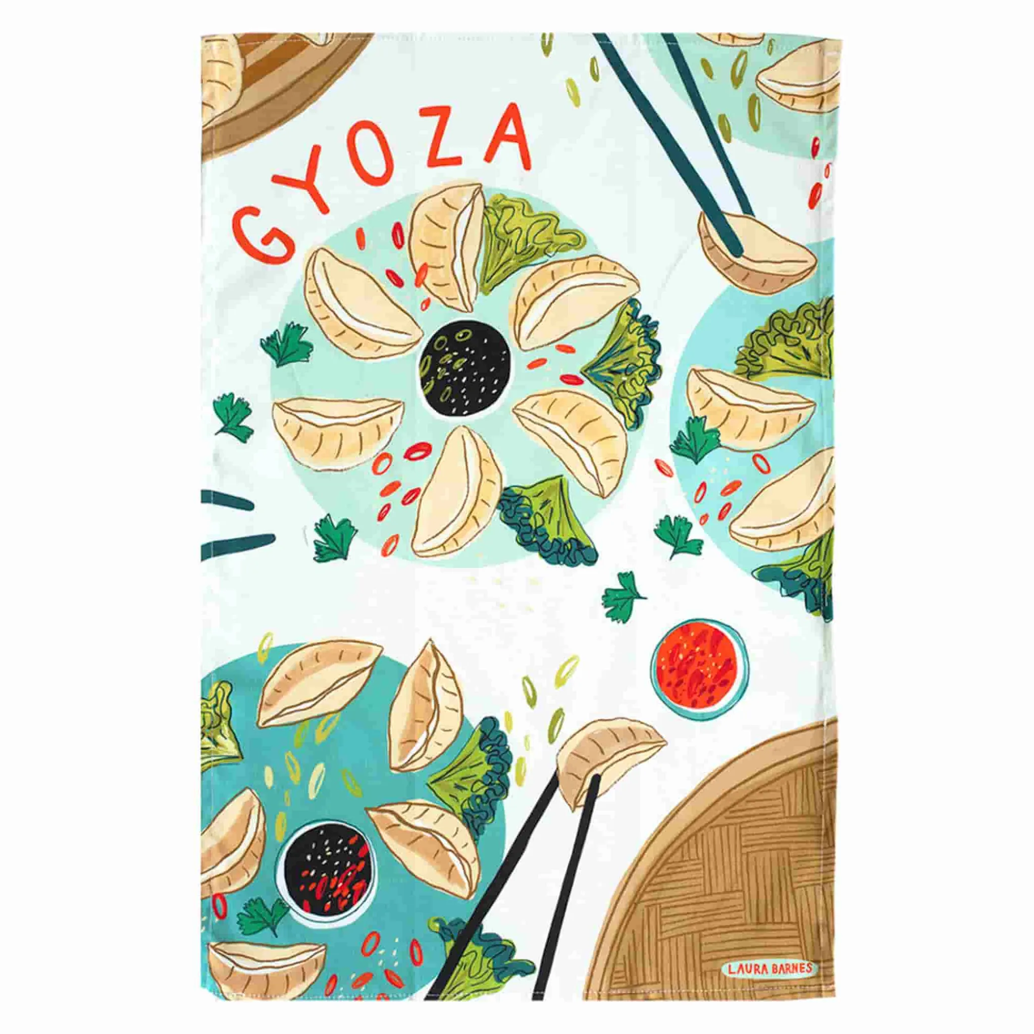Outlet Gyoza Organic Cotton Tea Towel Kitchen Textiles & Clothing