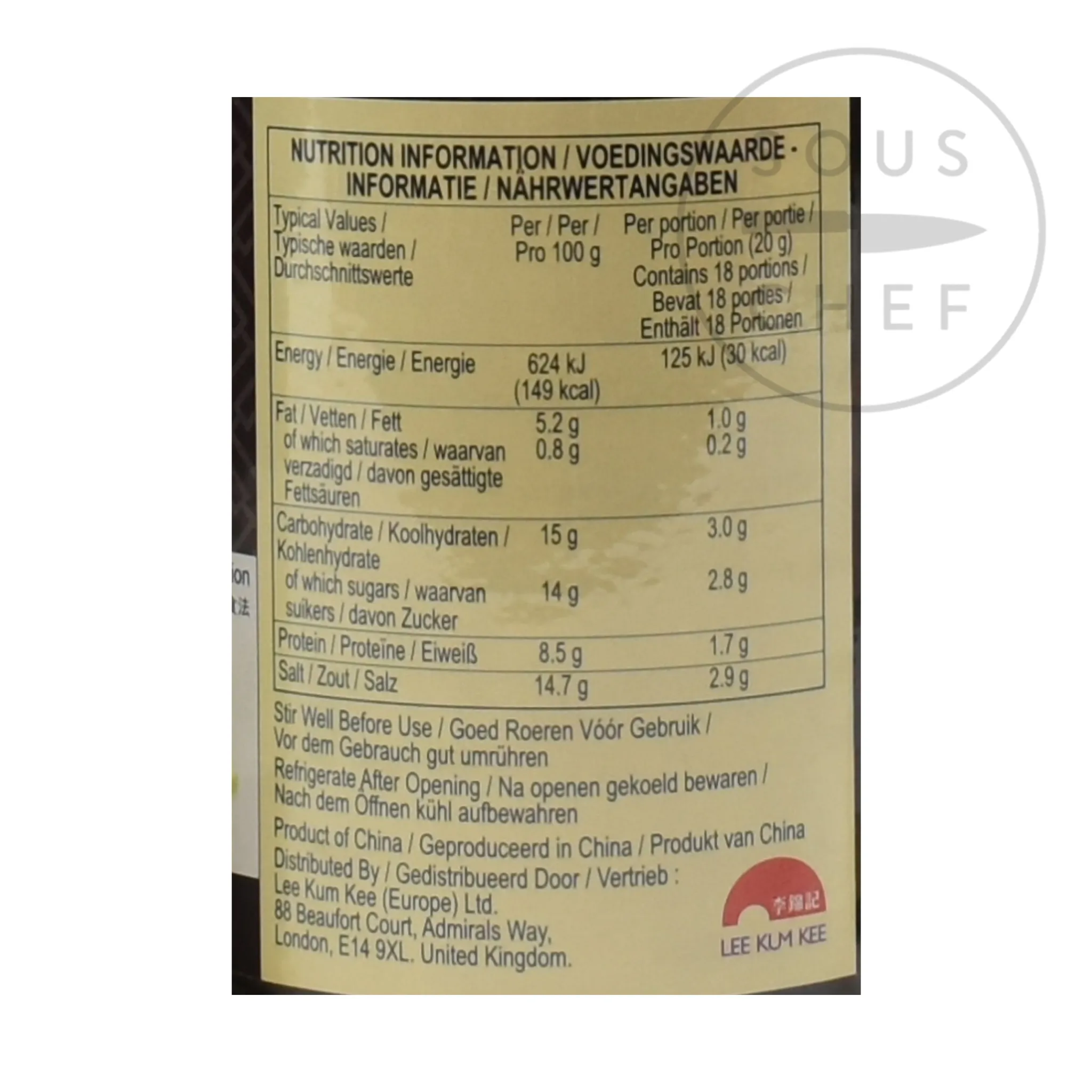 Online Black Bean Sauce With Garlic, 368g Chinese Ingredients|Sauces & Condiments