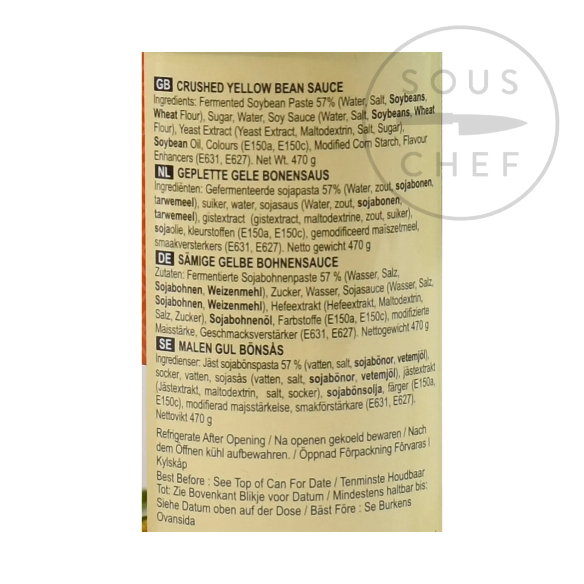 Clearance Lee Kum Kee Crushed Yellow Bean Sauce, 470ml Southeast Asian Ingredients|Sauces & Condiments
