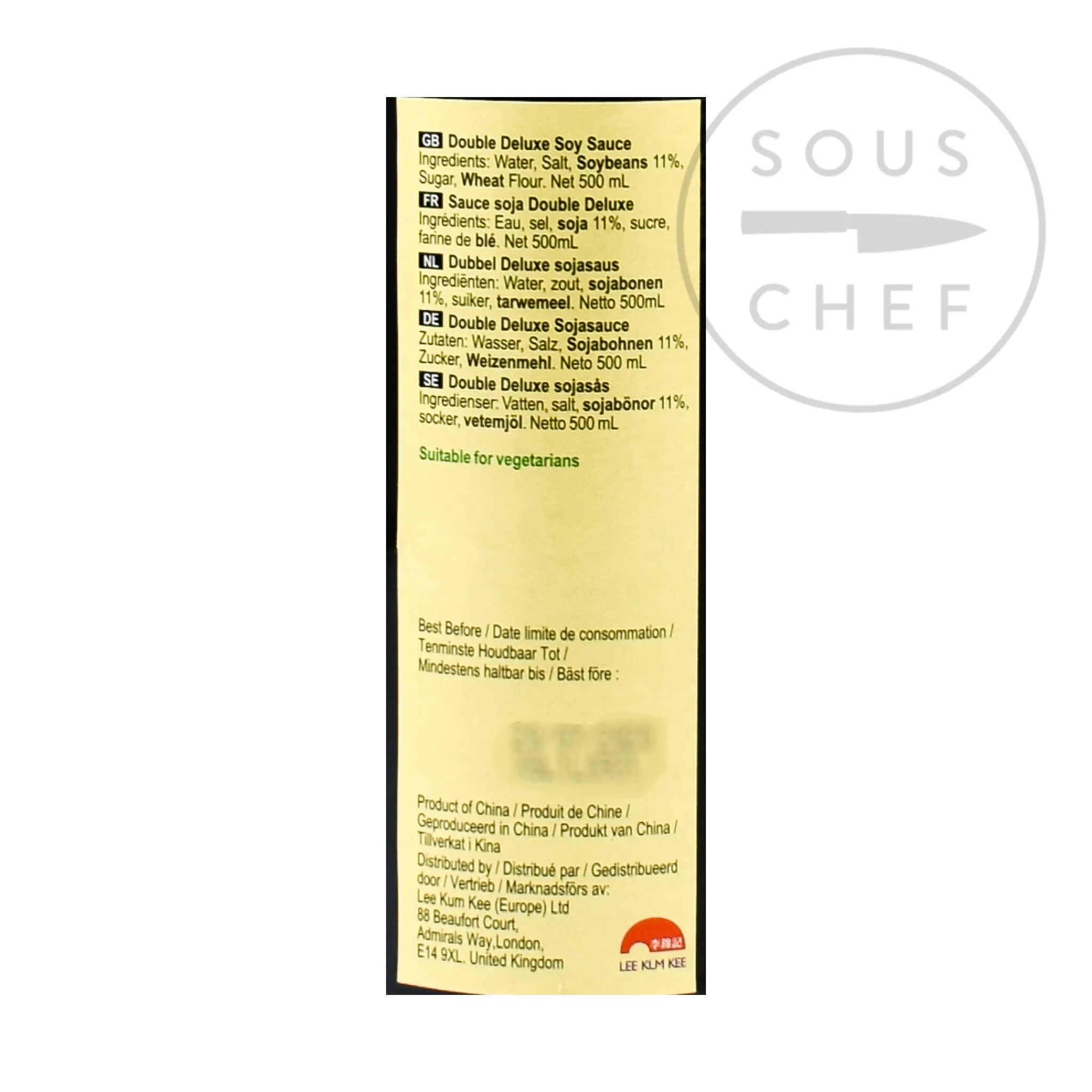 Discount Double Deluxe Soy, 500ml Ingredients Brands|Chinese Ingredients