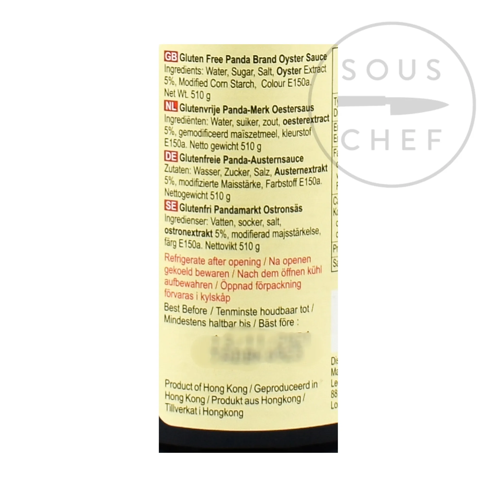 Gluten-Free Oyster Sauce, 510g Chinese Ingredients|Sauces & Condiments