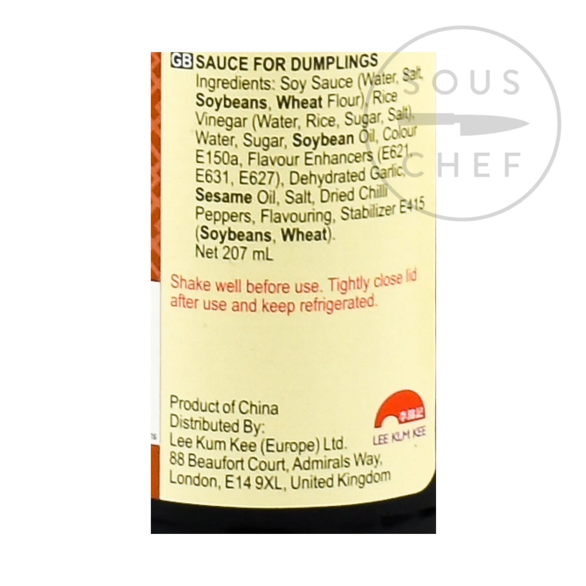 Outlet Sauce for Dumpling, 207ml Ingredients Brands|Chinese Ingredients