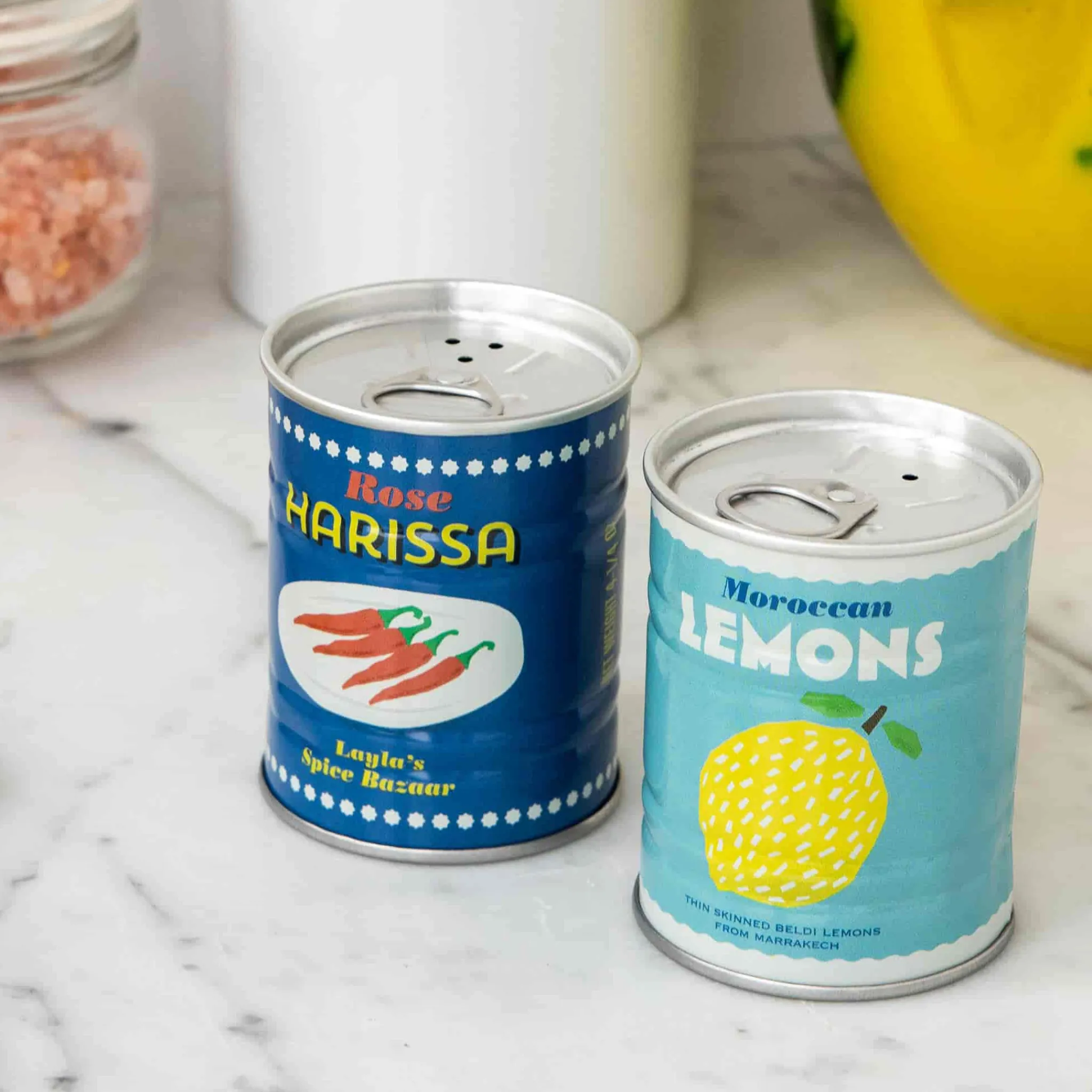 Discount Lemon & Harissa Salt & Pepper Shaker Set Table Setting|Kitchen Tools & Utensils