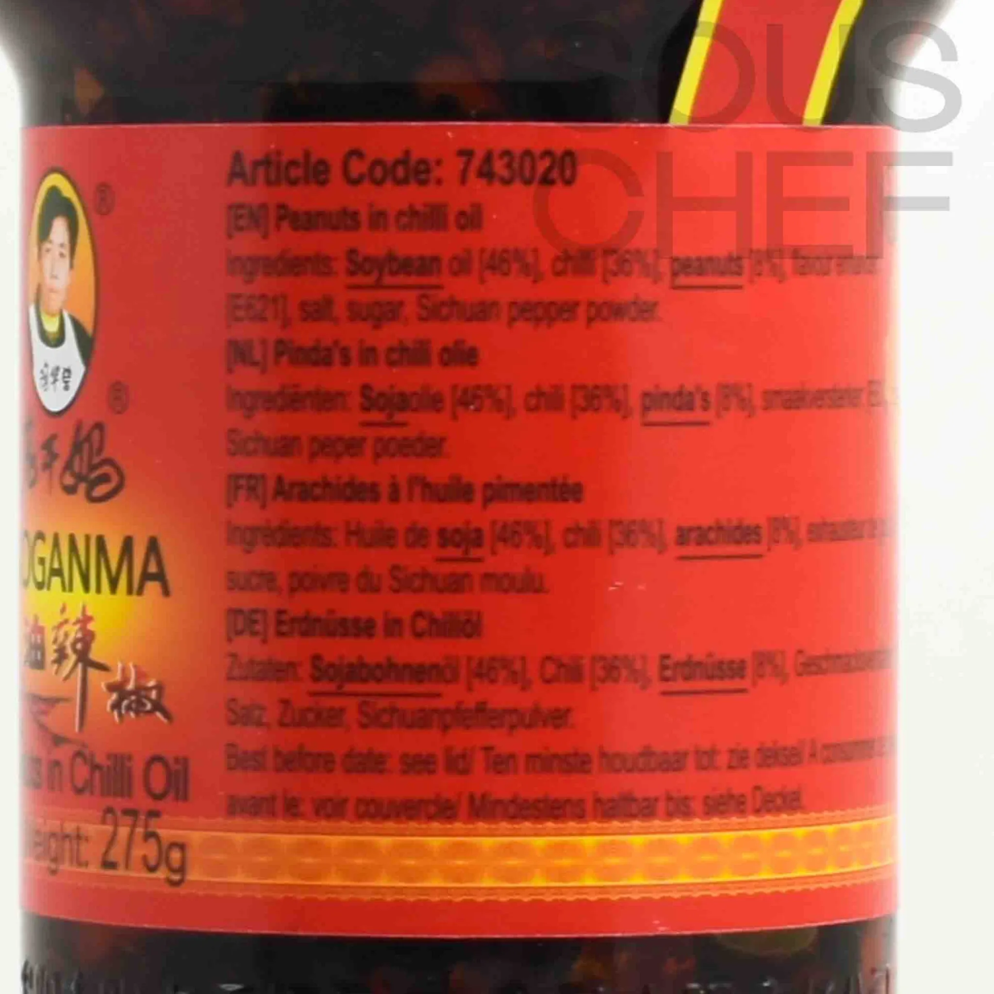 Outlet Peanuts in Chilli Oil, 280g Sauces & Condiments|Ingredients Brands