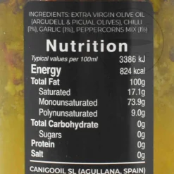 Online Chilli, Garlic & Pepper Infused Olive Oil, 250ml Ingredients Brands|Spanish Ingredients