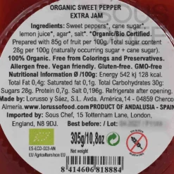 Outlet Organic Artisanal Pepper Jam, 305g Ingredients Brands|Jam, Honey & Spreads