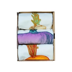 Sale Gift Box Set of 3 Mixed Veg Tea Towel Table Setting|Kitchen Textiles & Clothing