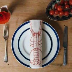 Clearance Lobster Design Napkins Box of 6 Tableware Brands|Table Setting