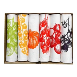 Best Set of 6 Tomato Napkins Table Setting|Kitchen Textiles & Clothing