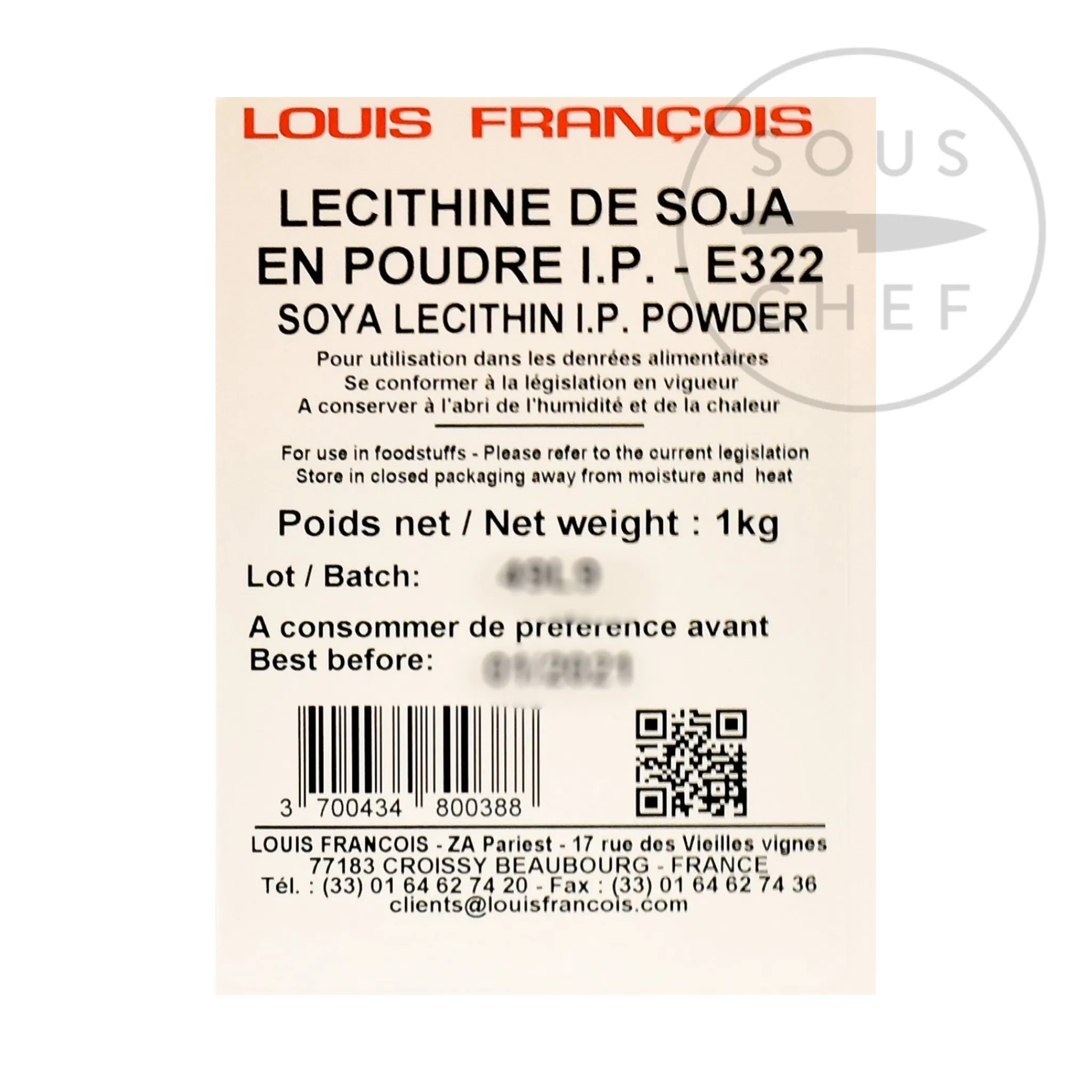 Clearance Soy Lecithin Powder, 1kg Ingredients Brands|Baking Ingredients