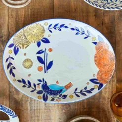 New Lynna Floral Serving Plate, 34cm Serveware|Tableware Brands