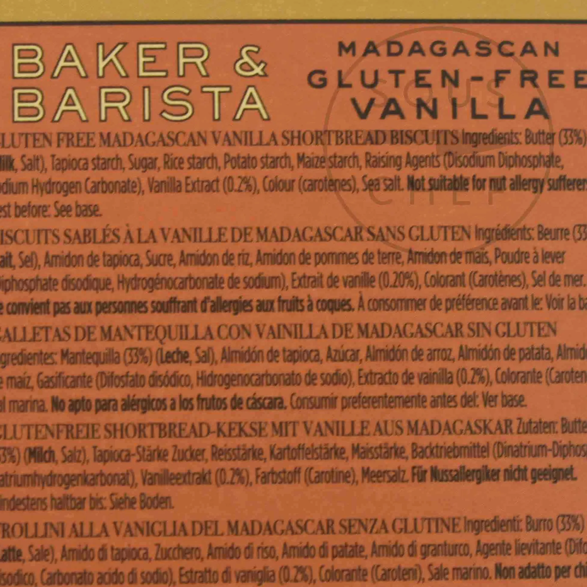 Sale Madagascan Gluten Free Vanilla Biscuits, 120g Cakes & Bakery|Ingredients Brands