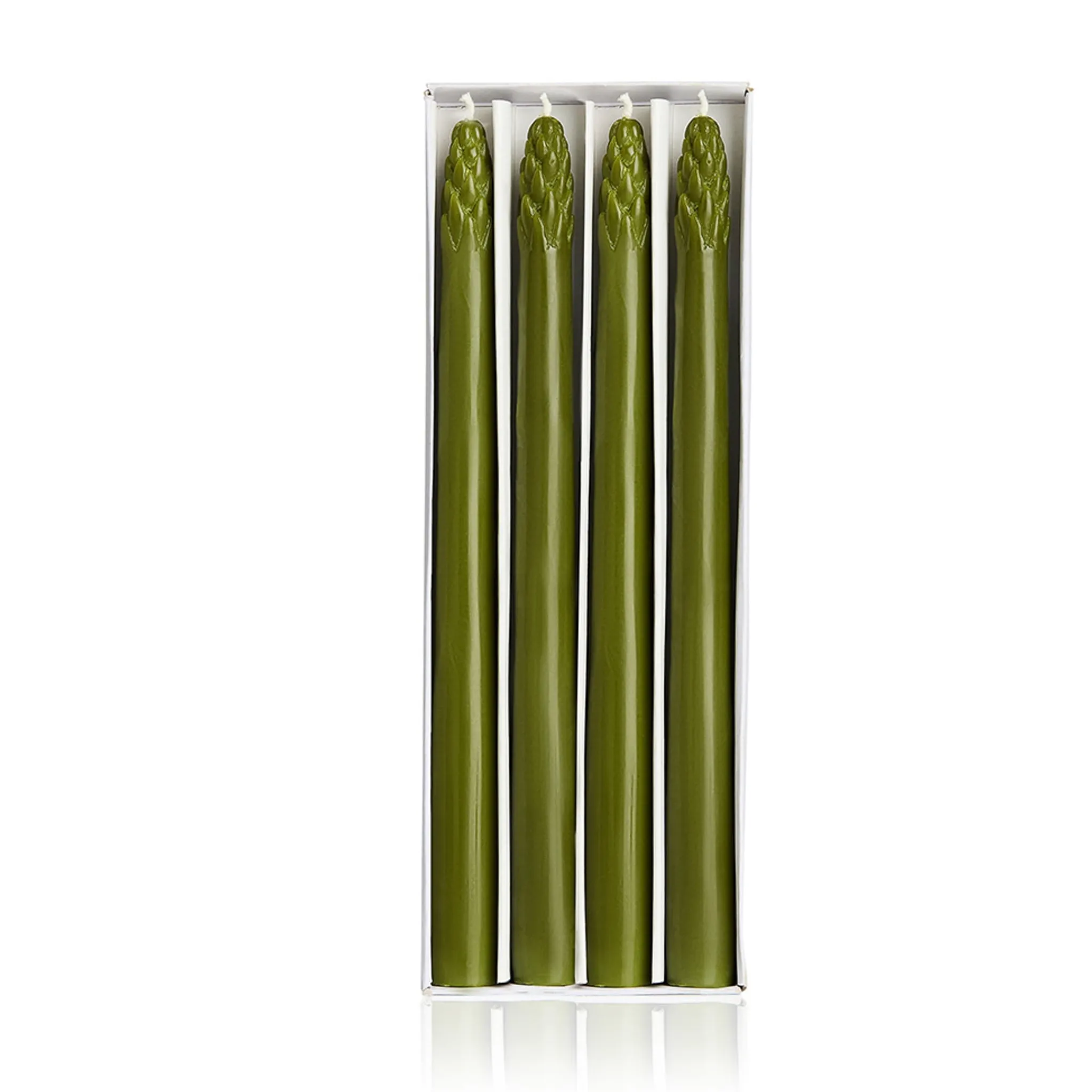 Best Set of 4 Asparagus Candles Table Setting|Tableware Brands
