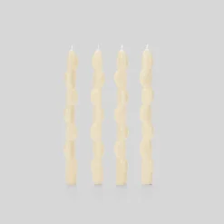 New Set of 4 Garlic Candles Table Setting|Tableware Brands