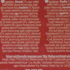 Clearance Assorted Calisson 5 Flavours, 125g Ingredients Brands|French Ingredients