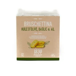 Discount Bruschettina With Olive Oil, Garlic & Basil, 80g Ingredients Brands|French Ingredients