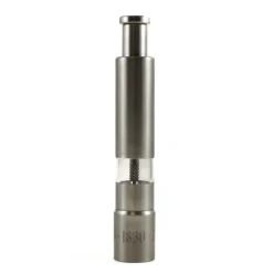 Stainless Steel Push Pepper Grinder French Ingredients|Table Setting