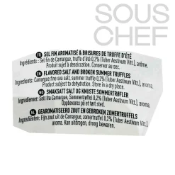 New Summer Truffle Salt, 140g Ingredients Brands|French Ingredients