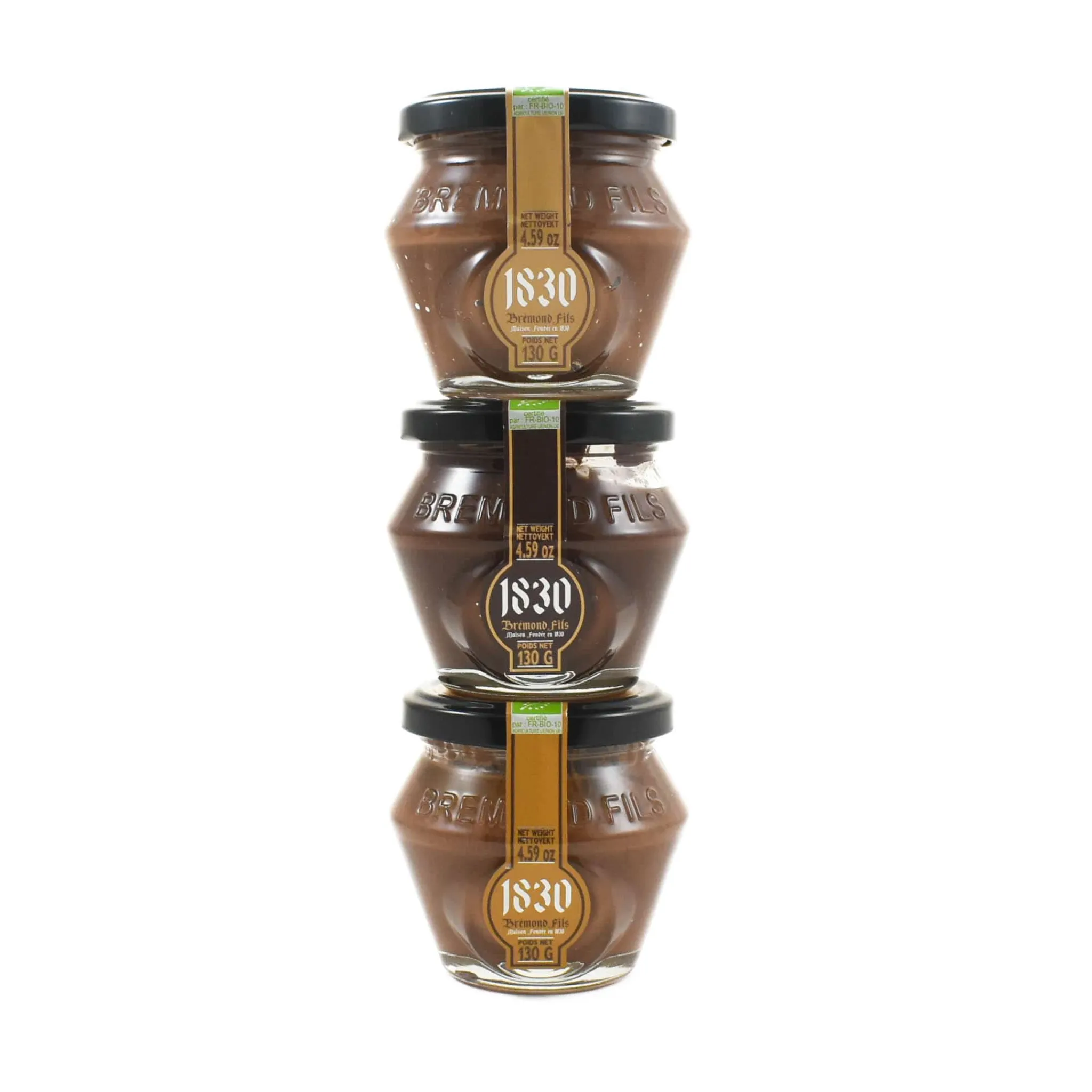 Discount x Sous Chef Trio of Organic Cocoa Spreads, 130g Ingredients Brands|French Ingredients