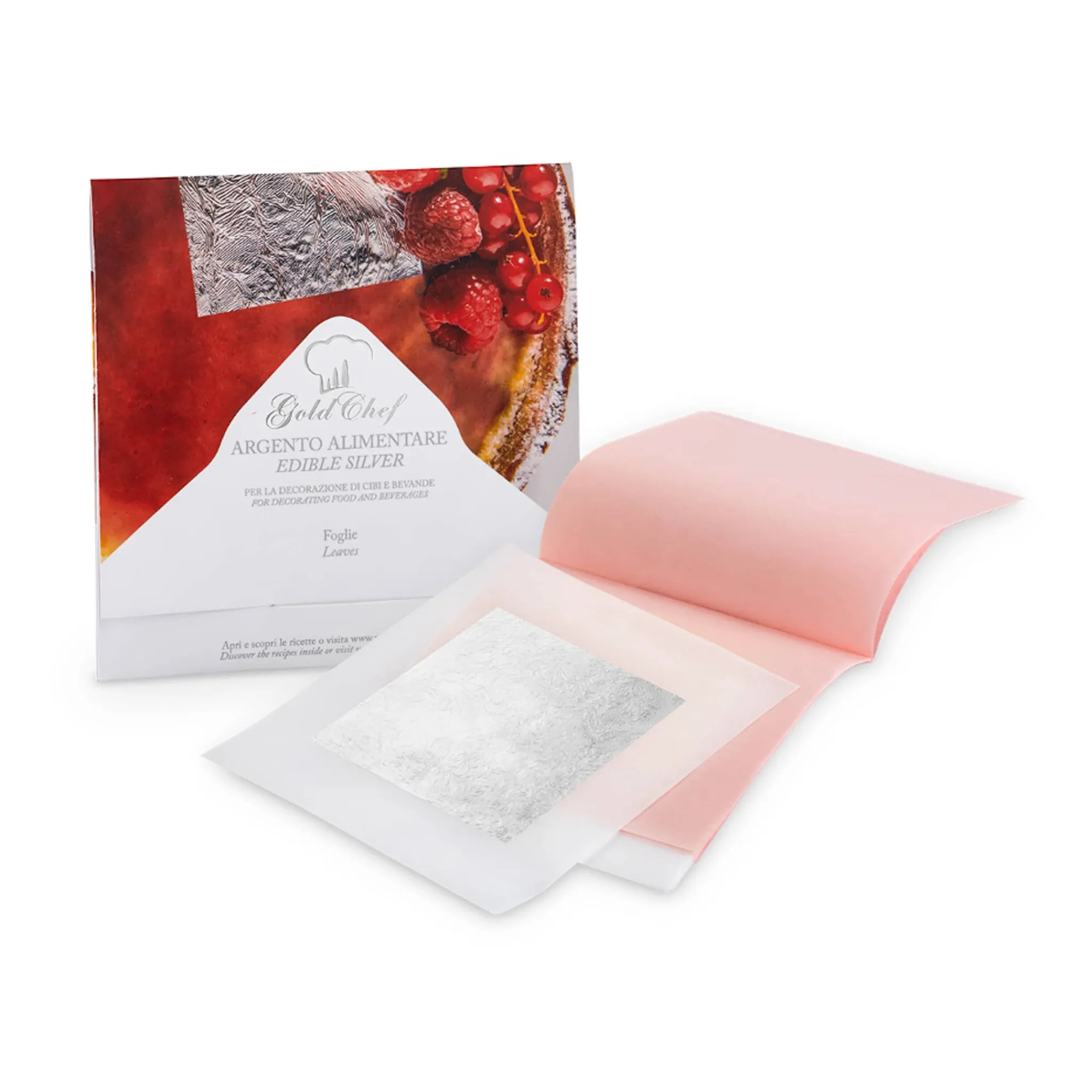 Online 100% Pure Edible Silver Leaf - 5 Sheets Ingredients Brands|Baking Ingredients