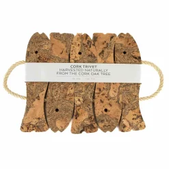 Discount Marbled Cork Five Fish Trivet, 22cm Tableware Brands