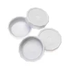 Hot Wide Mouth Tough Tops, White Set of 4 Pickling, Preserving & Fermenting Jars