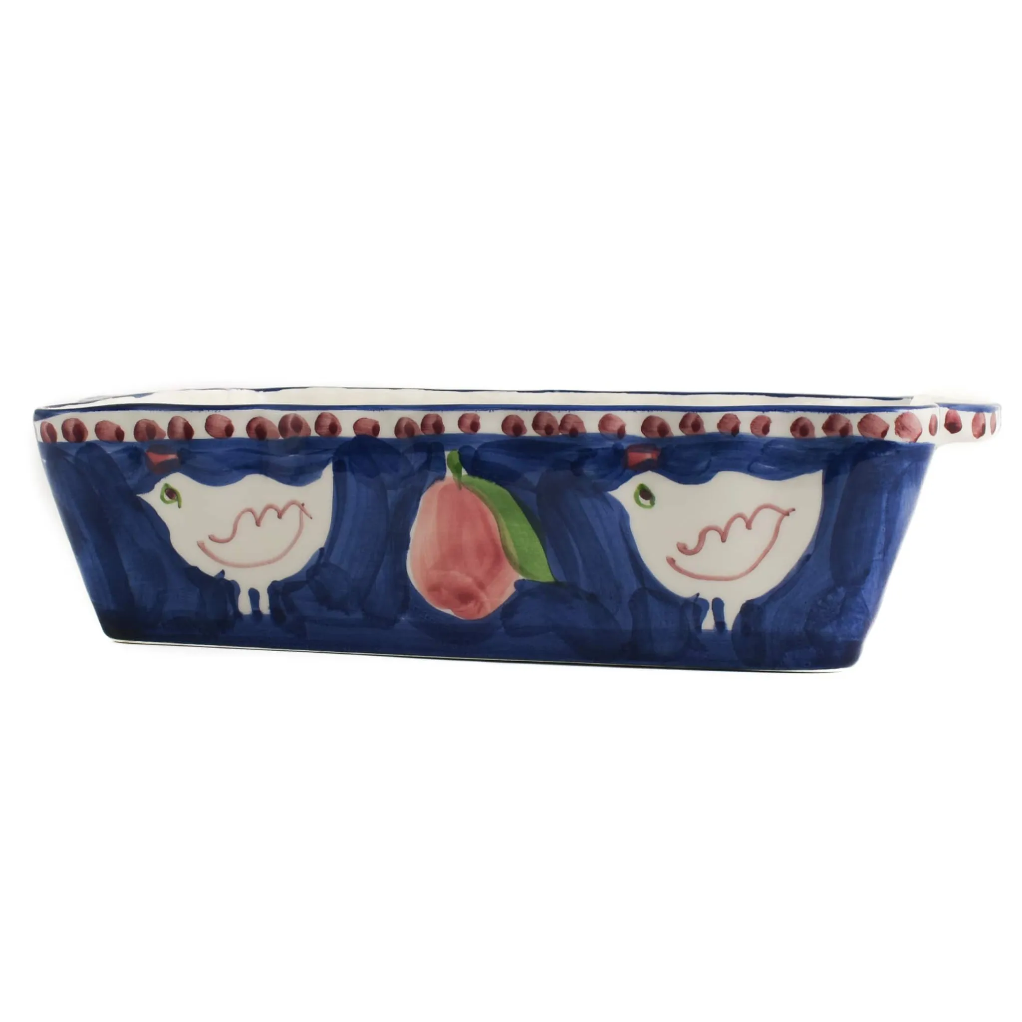 Hot Gallina Blue Rectangular Roasting Dish Baking Supplies & Equipment