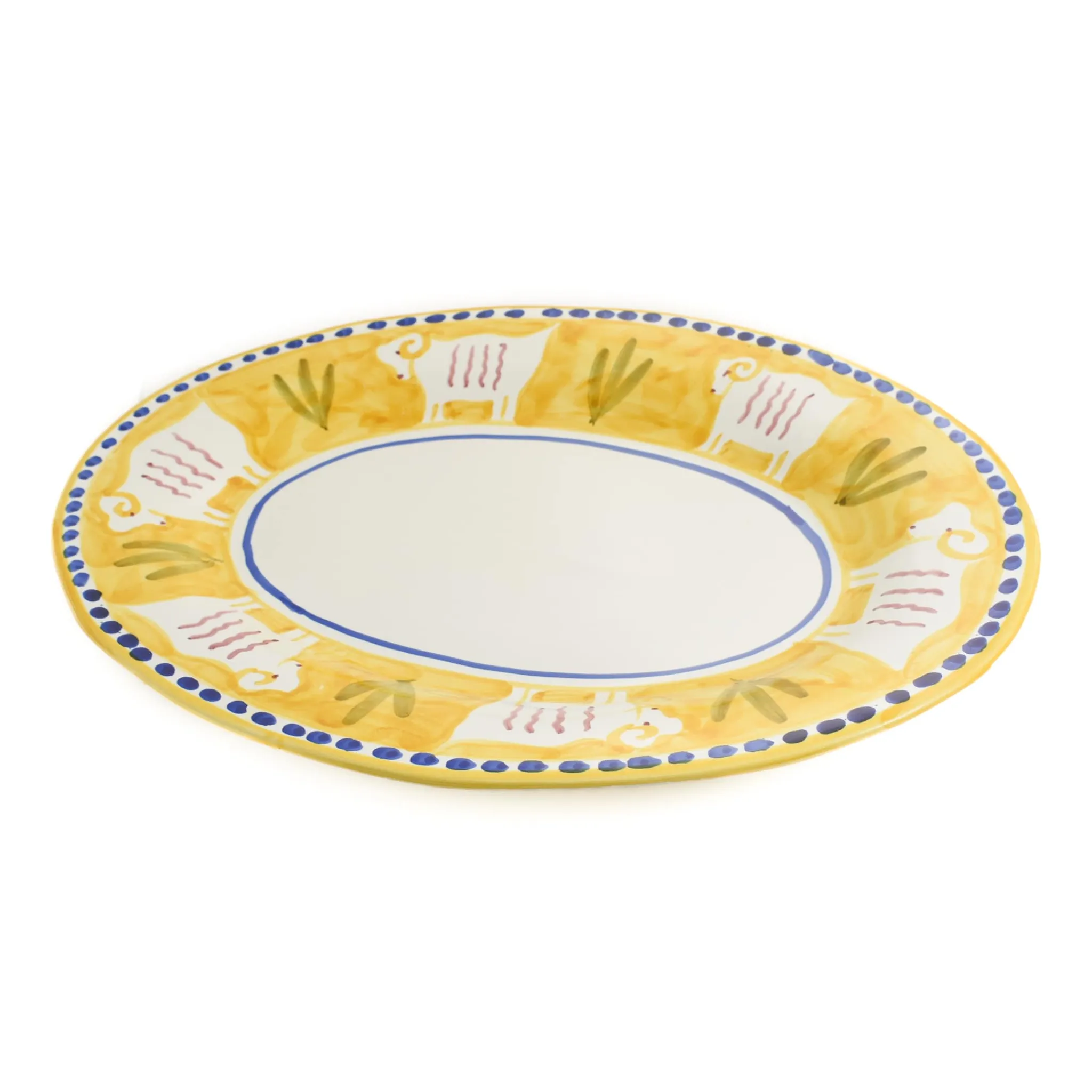 Best Gallina Yellow Goat Oval Serving Dish Tableware Brands