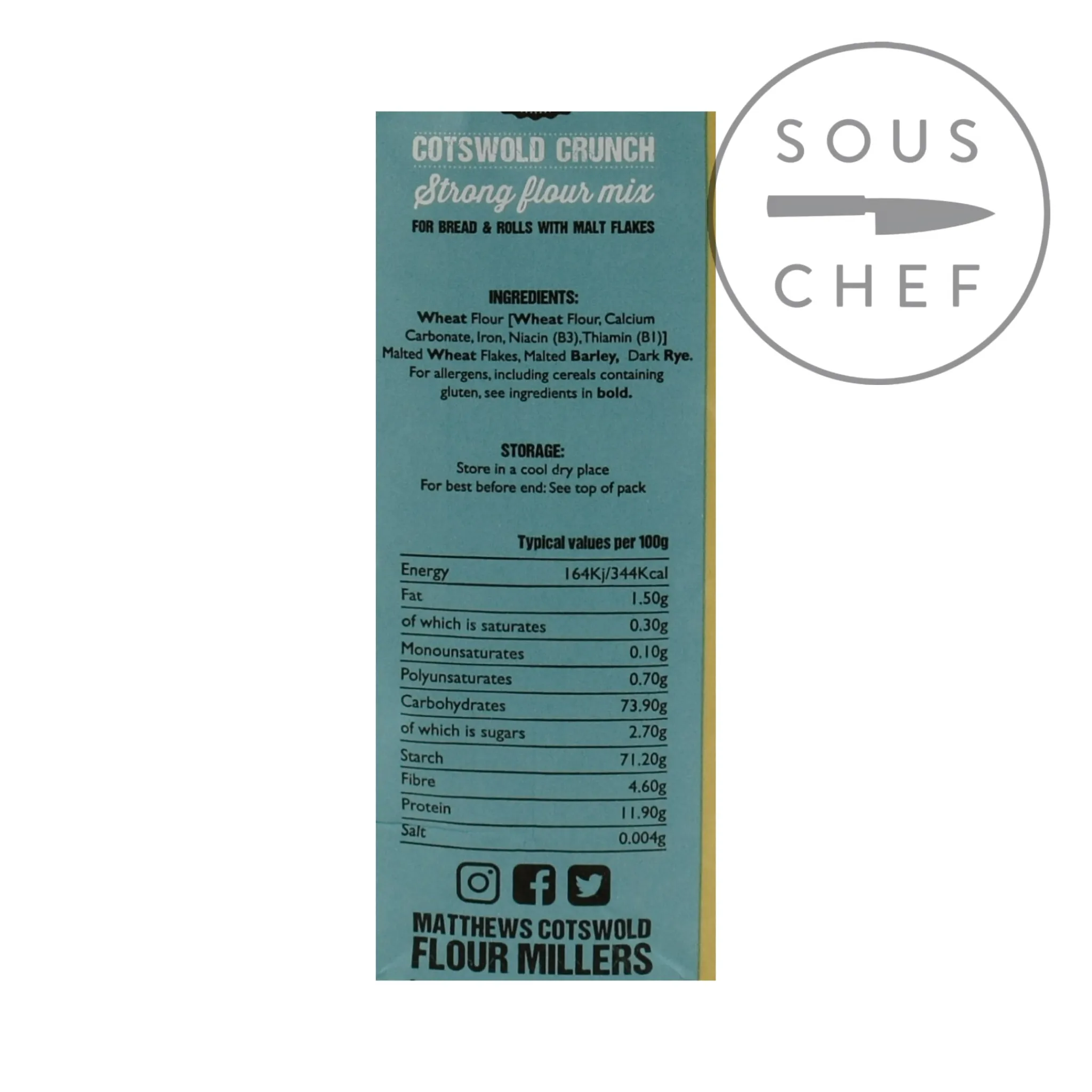 Online Matthews Cotswold Crunch Flour, 1.5kg Made In The Uk|Baking Ingredients