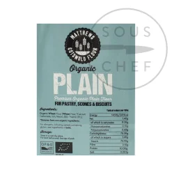 Clearance Matthews Cotswold Organic Plain Flour, 1.5kg Made In The Uk|Baking Ingredients